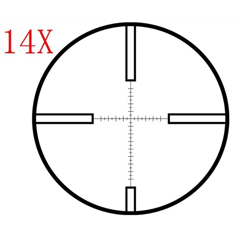 BSA TMD4-14X44前置分化带锁定高抗震高清晰瞄准器光学瞄准镜狙击镜