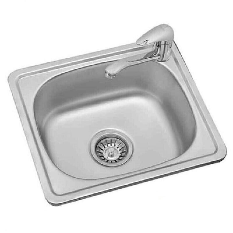 加厚304不锈钢水大小单厨房洗菜盆洗碗池洗手盆处理单盘波迷娜BOMINA