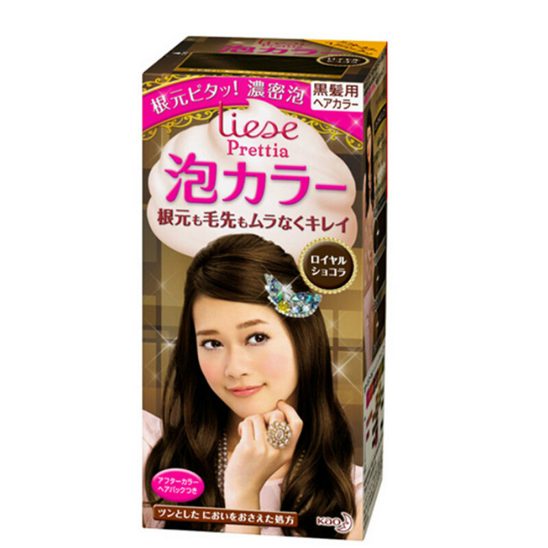 KAO 花王Prettia泡沫植物染发剂焗油膏 日本原装 典雅巧克力