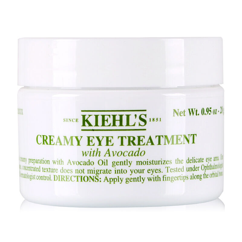 Kiehl's科颜氏明星系列牛油果眼霜 舒缓细纹黑眼圈 眼部护理滋润补眼霜 28g 美国进口