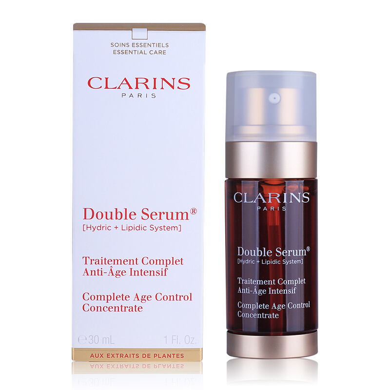 CLARINS娇韵诗双萃赋活修护精华素 30ml 提拉紧致 滋润营养 任何肤质通用 新老包装随机发 法国进口