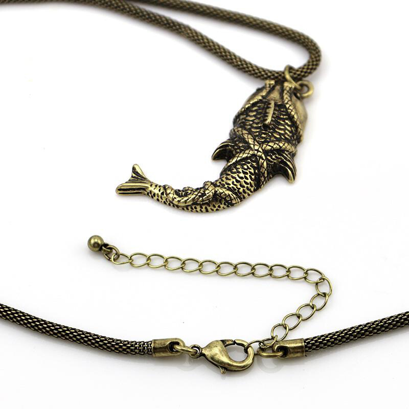 出自鲁王宫 蛇眉铜鱼项链 盗墓笔记同款周边 蛇眉铜鱼-鲁王宫 均码