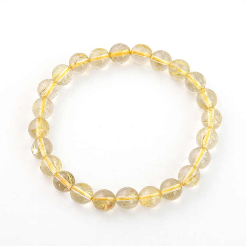 猫小姐天然金晶手链水晶手串男女士时尚饰品礼物