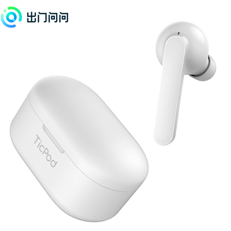 出问问 小问智能单耳耳机 TicPod Solo 无线蓝牙耳机 商务通话 入耳检测 触控运动耳机 古典白