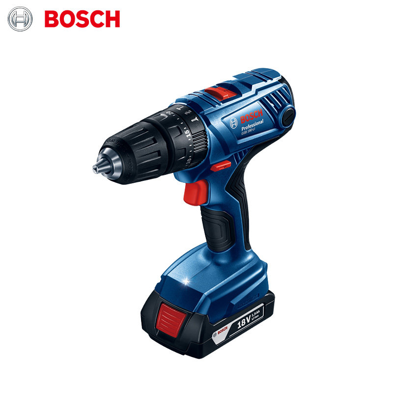 博世(BOSCH)充电式冲击钻18V无极转速锂电手电钻电动螺丝刀手枪钻博世工具 [GSB180双电套餐二]拧螺丝钻孔