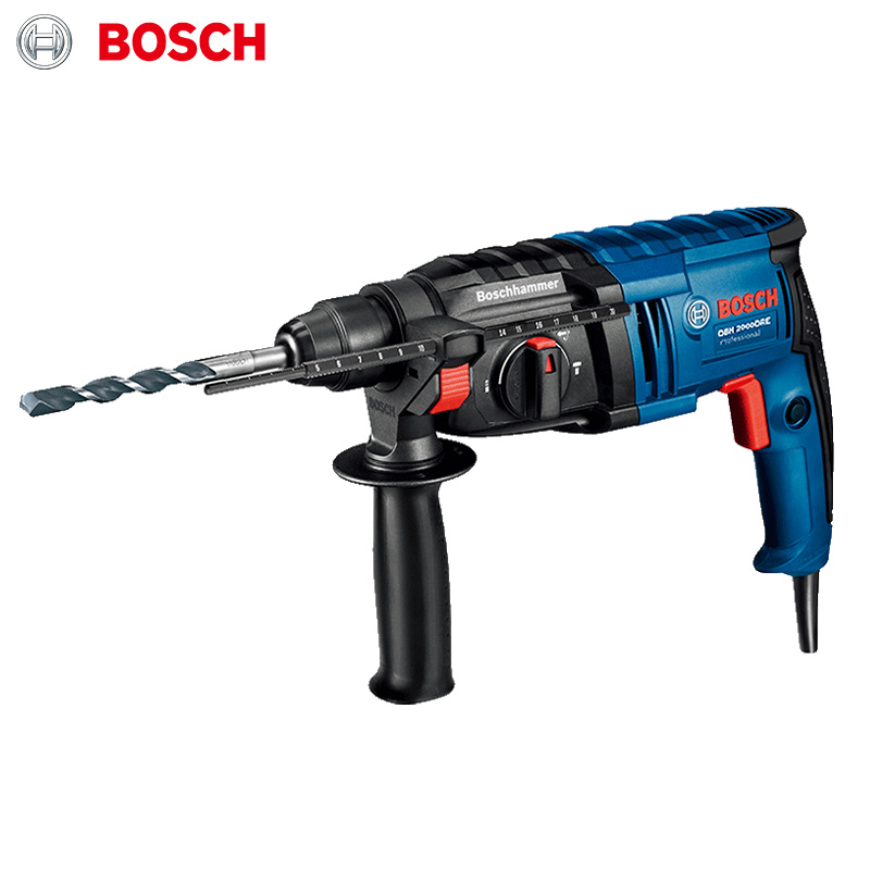 博世(BOSCH)电锤电镐电钻锤钻冲击钻四坑多功能两三用电动工具 [GBH2000RE套餐二]多功能适用装