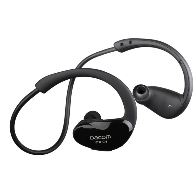 HIGE/Dacom G05双耳蓝牙耳机4.1 立体声挂耳式跑步甩不掉防汗防水 适用于苹果安卓通用 黑色