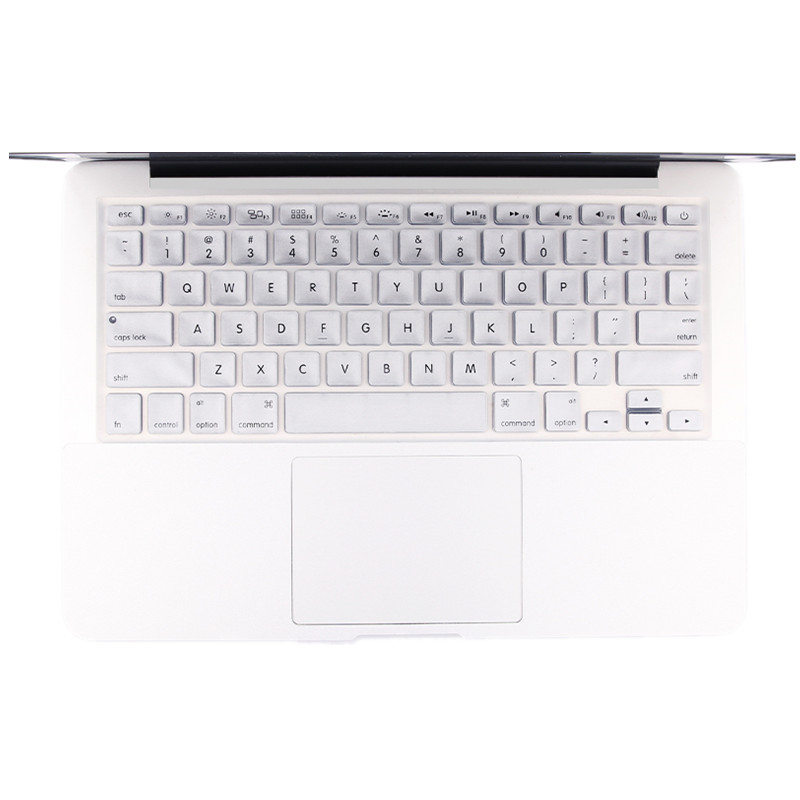 HIGE/苹果笔记本键盘膜 Mac/pro/air键盘膜 air13/pro老款13/15通用 银色