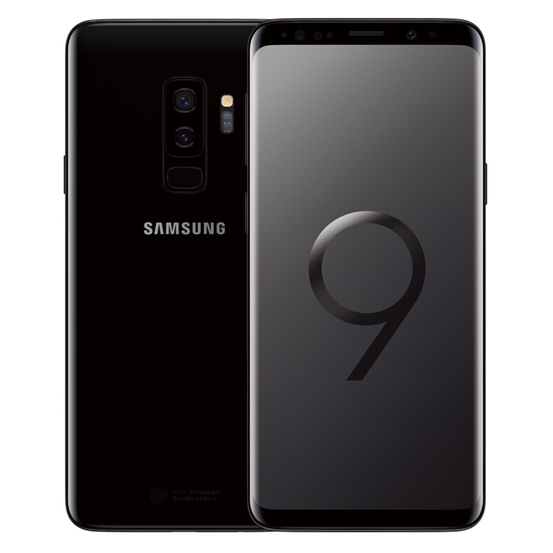 SAMSUNG/三星S9+智能手机 双卡双待 移动联通电信4G全网通手机 6GB+64GB 谜夜黑【港版无发票】