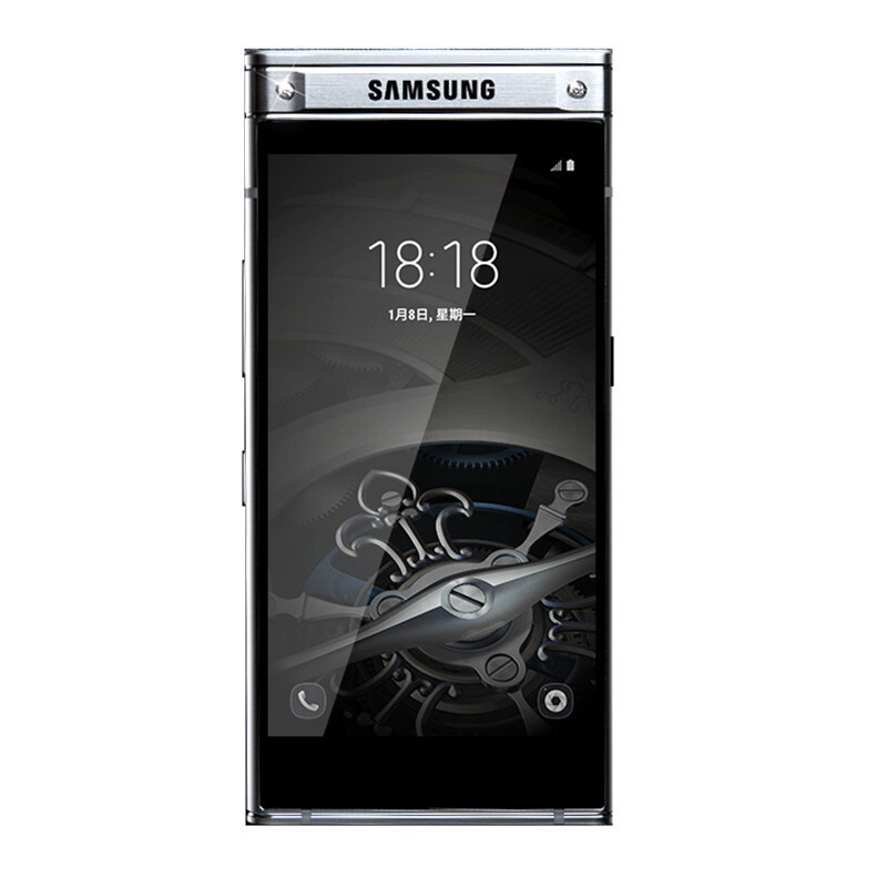 SAMSUNG/三星 W2018 心系天下手机 移动联通电信 双屏翻盖4G手机 双卡双待(6G++256G)典藏尊铂