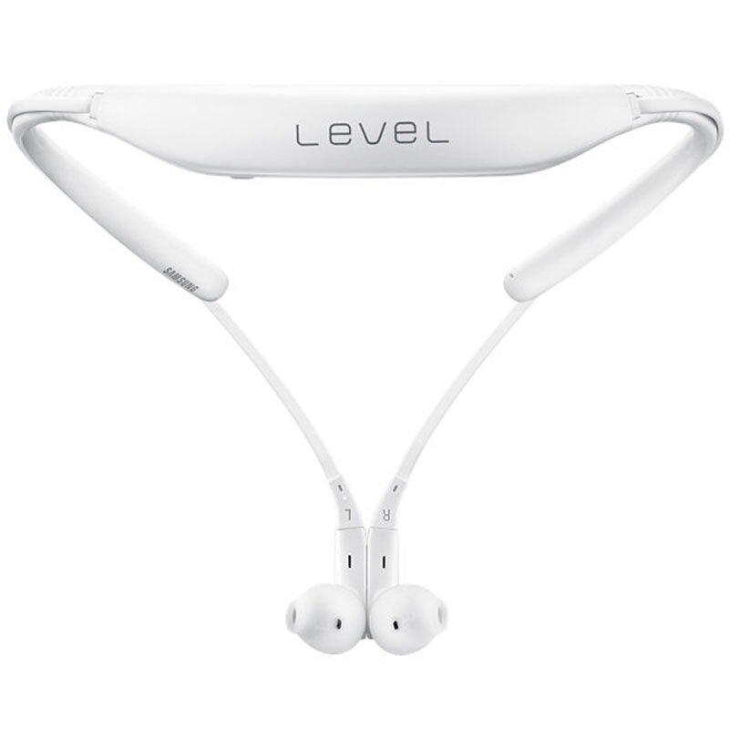 SAMSUNG/三星levelu运动项圈蓝牙耳机 精致外观设计+耳挂式柔软舒适 适用于苹果安卓小米通用 幻影白