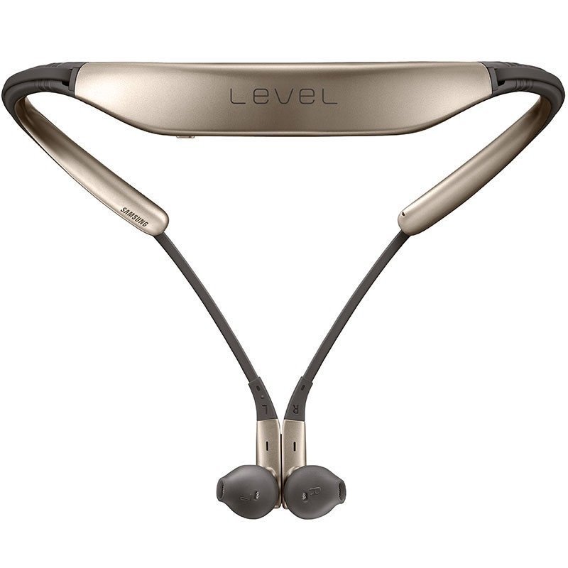 SAMSUNG/三星levelu运动项圈蓝牙耳机 精致外观设计+耳挂式柔软舒适 适用于苹果安卓小米通用 流光金