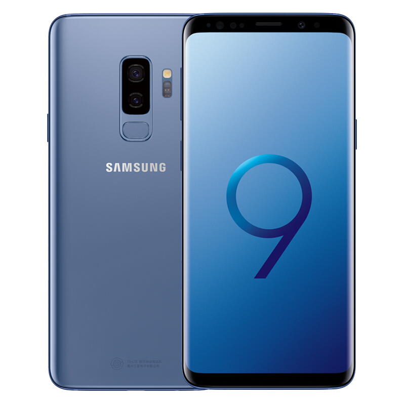 SAMSUNG/三星Galaxy S9+智能手机 【海外版】 单卡 移动联通电信4G智能手机 6GB+64GB 莱茵蓝