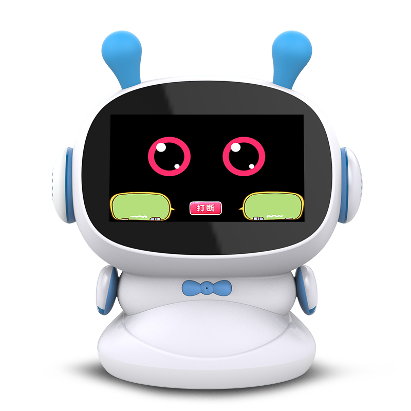 HIGE/智能早教学习机 儿童智能机器人启蒙教育陪伴早教语音对话 适合2-6岁儿童 蓝色