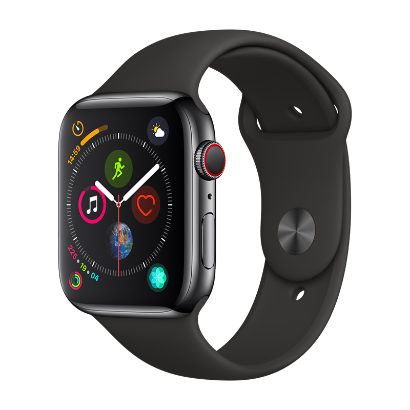 Apple/Apple Watch Series 4s智能心率电话手表 GPS2018新款 44mm 基础版 深空灰