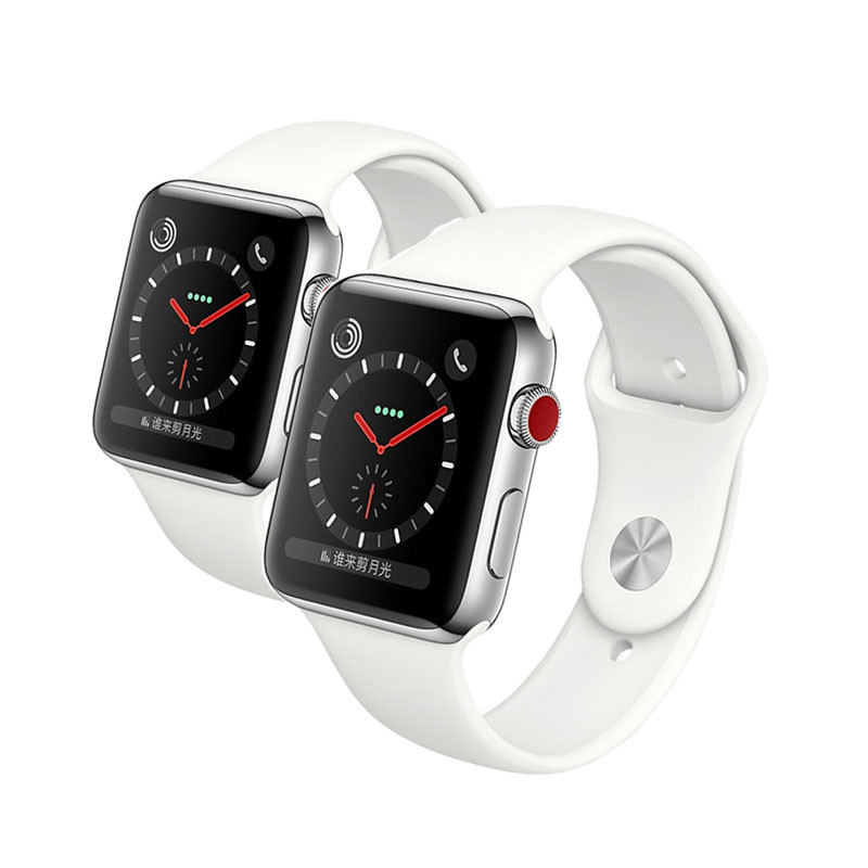 Apple/Apple Watch Series3 第三代智能手表 GPS手表,运动手表 运动型 38mm 蜂窝版 白色