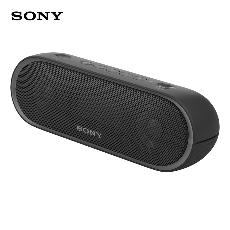 SONY/索尼SRS-XB20无线蓝牙音响 NFC 炫酷灯光 IPX5防水设计 重低音立体声蓝牙音箱 黑色