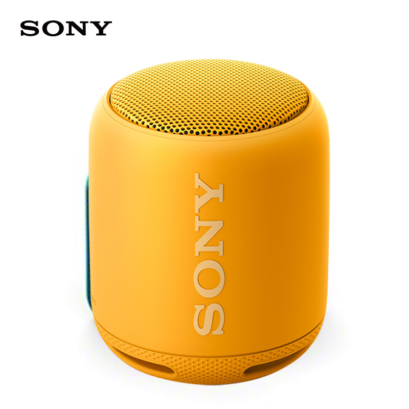 SONY/索尼SRS-XB10无线蓝牙音响 支持NFC 迷你便携 IPX5防水设计 重低音蓝牙音箱 黄色
