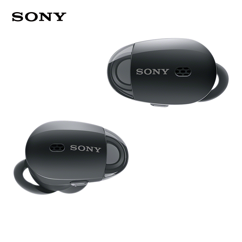 SONY/索尼WF-1000X无线蓝牙耳机 真无线降噪豆 气压降噪 分离式入耳商务运动通话耳机 黑色