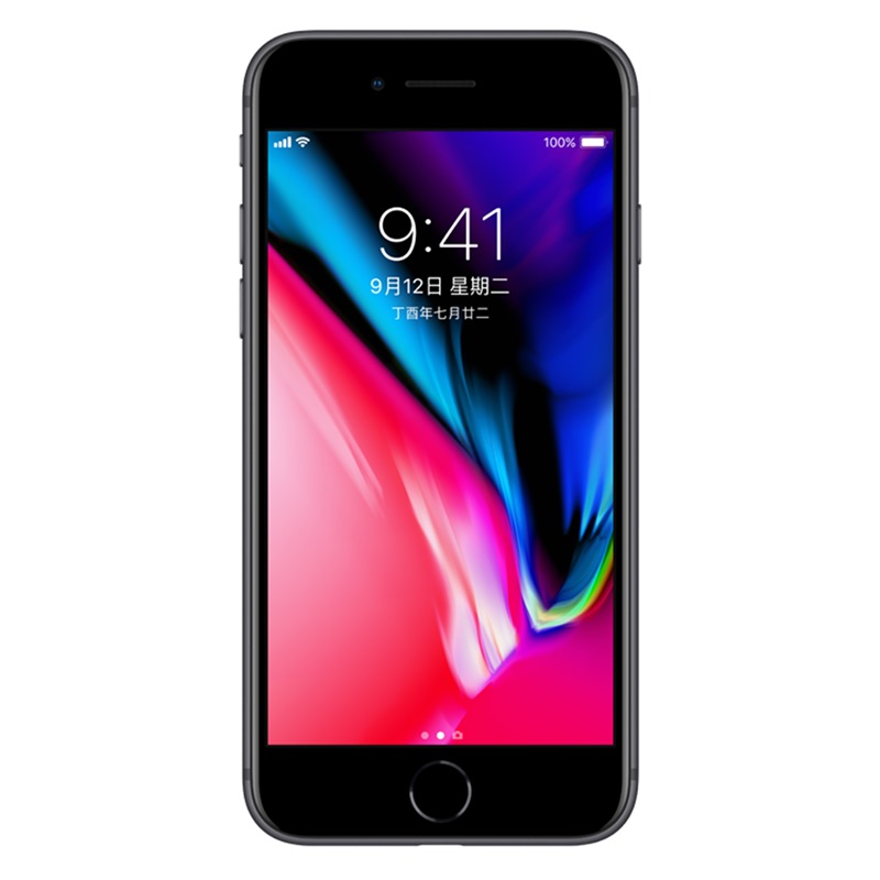 Apple/iphone 8手机 苹果8 移动联通电信4G全网通智能手机 吃鸡王者手机 美版有锁未激活 64GB 深空灰