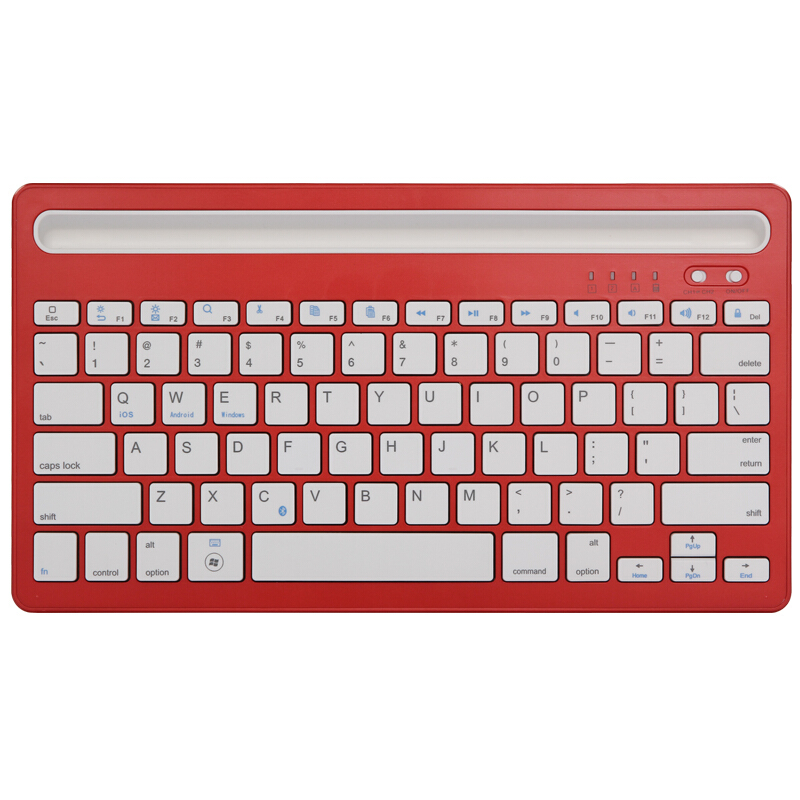 HIGE/ipad无线蓝牙键盘ipad迷你苹果手机键盘平板ipad pro10.5键盘2018新款通用键盘安卓 红色
