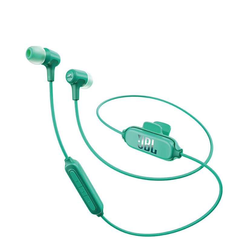 JBL/E25BT 无线耳机蓝牙入耳式耳机 苹果安卓通用型 跑步运动重低音通话耳机耳塞 绿色