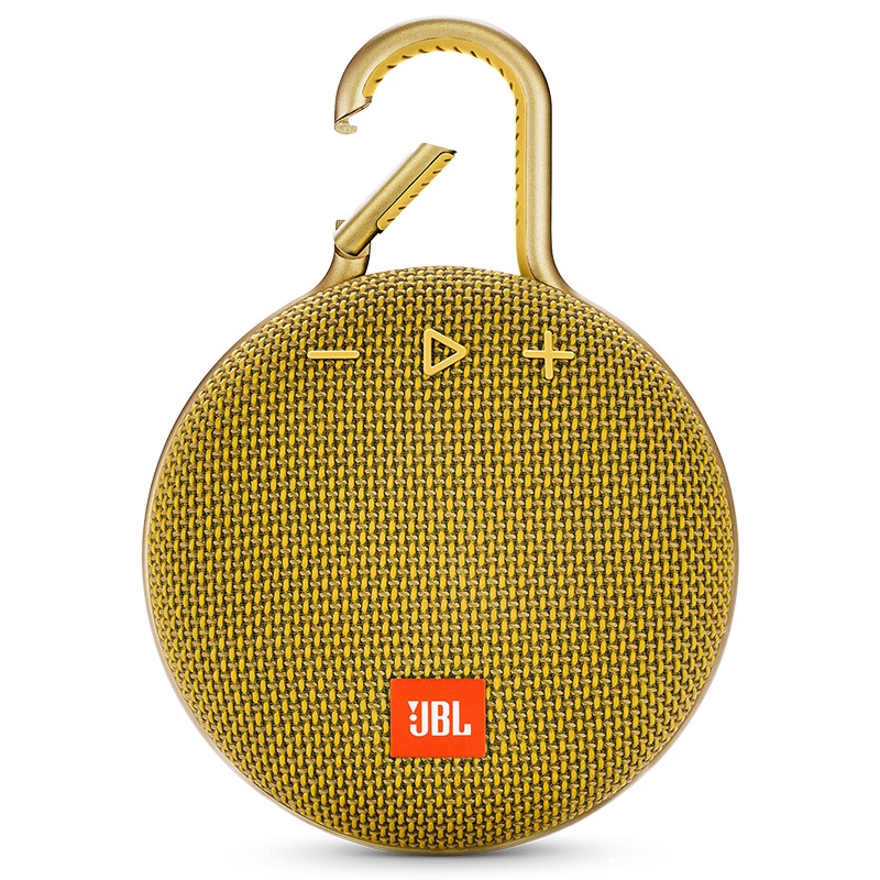 JBL/Clip3 无线蓝牙音箱 便携式户外迷你小音响低音炮 防水设计 高保真无噪声 音乐盒三代 黄色