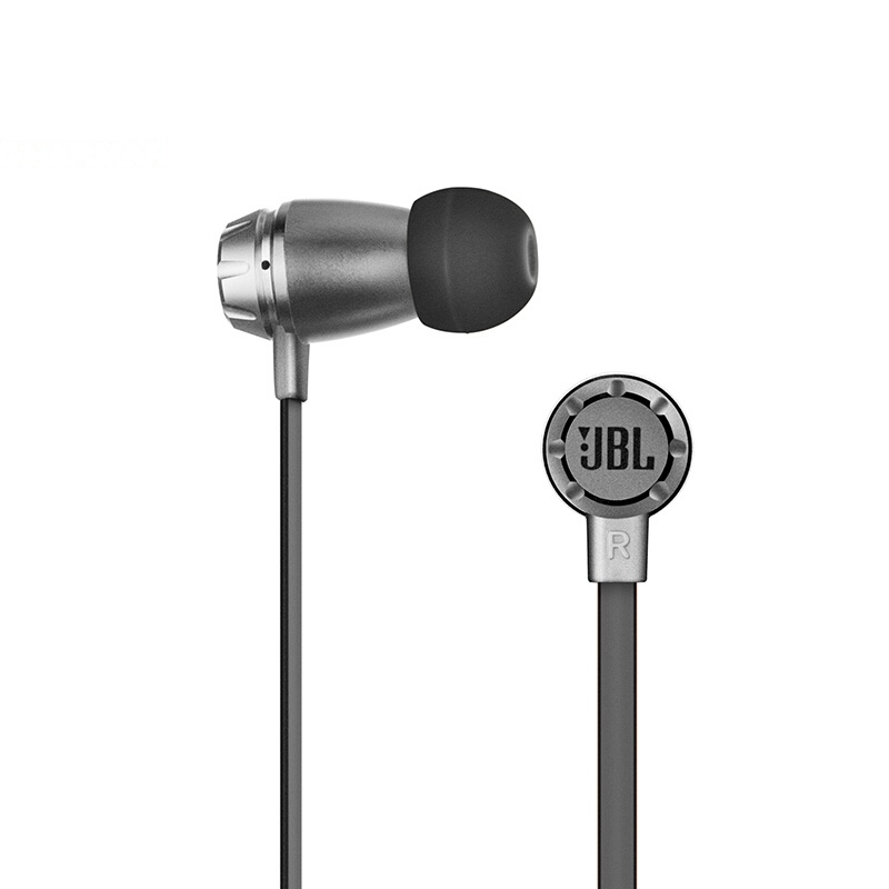 JBL/T380A 入耳式手机耳机 双动圈跑步运动耳机 苹果安卓3.5mm通用有线耳机 灰色