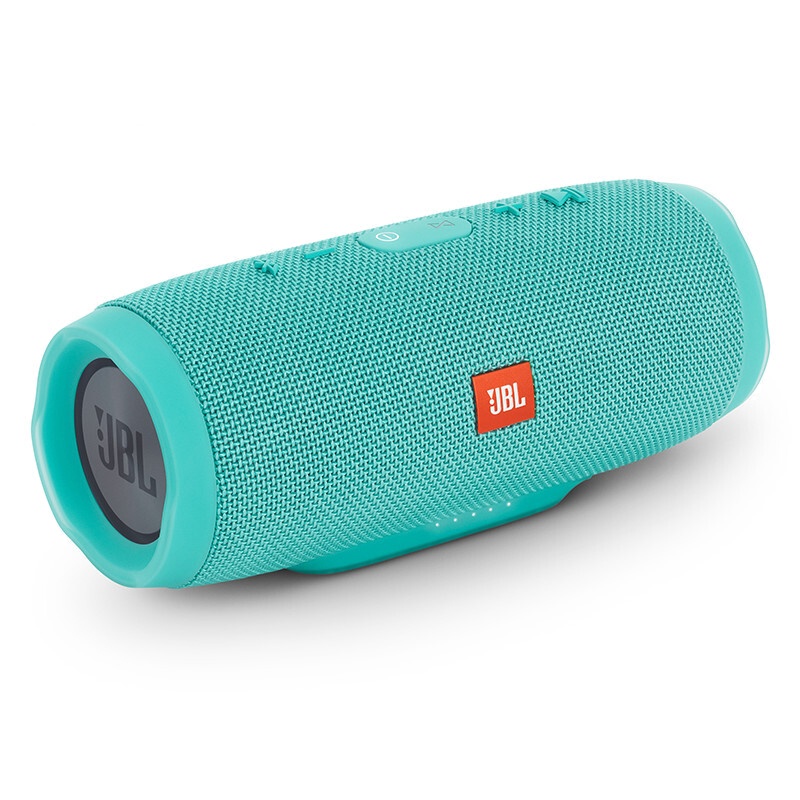 JBL/Charge3 音乐冲击波3无线蓝牙音箱 户外便携式迷你小音响低音炮 防水设计 多台连串 免提通话 荧光绿