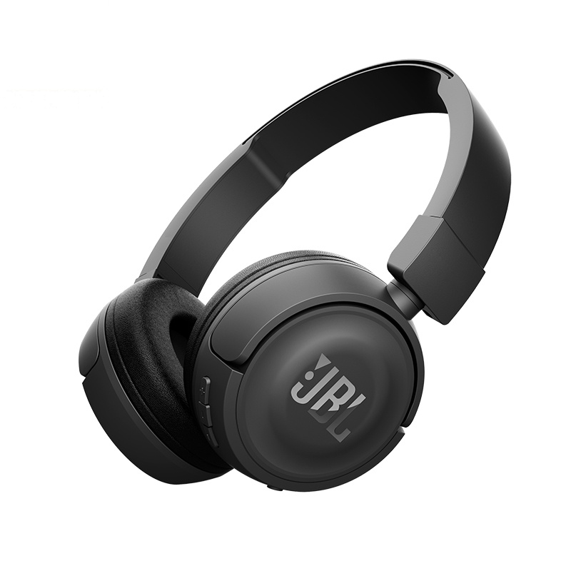 JBL/T450BT头戴式蓝牙无线耳机 可折叠便携头戴贴耳式 立体声音乐耳机跑步运动游戏耳机 黑色