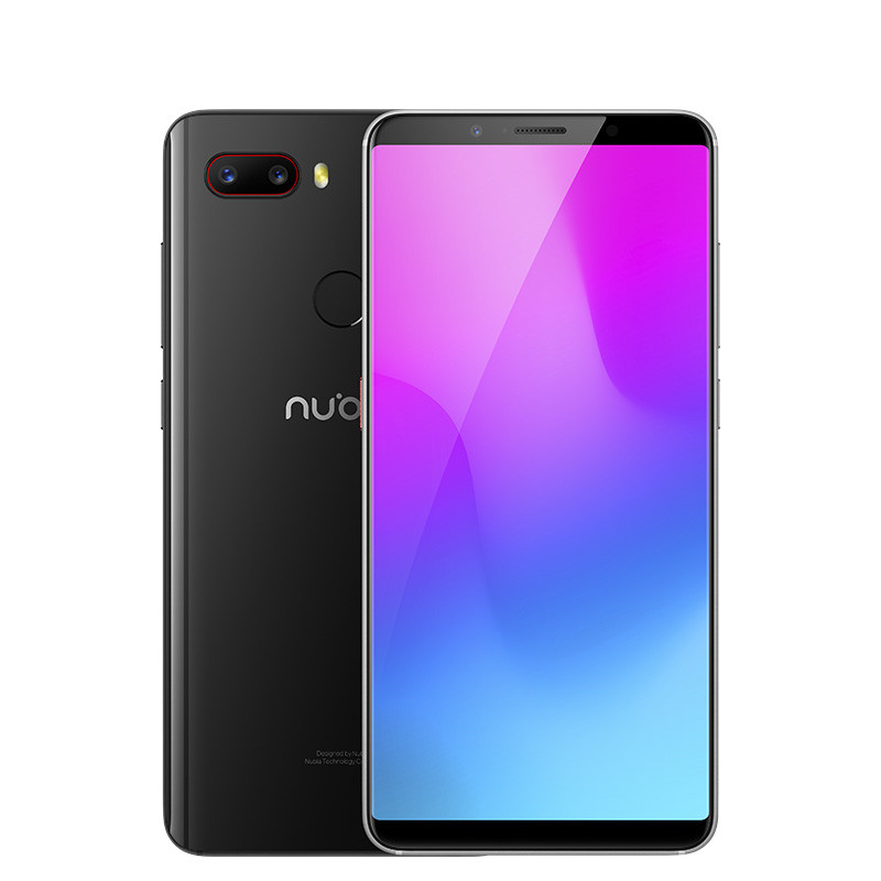nubia/努比亚Z18mini全面屏智能手机 双卡双待 全网通4G智能游戏手机 6GB+128GB 耀钻黑