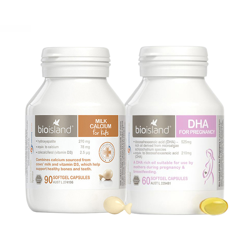 Bio Island 孕妇DHA+ 乳钙 营养组合