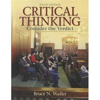 [正版二手]Critical Thinking: Consider the Verdict (6th Edition)