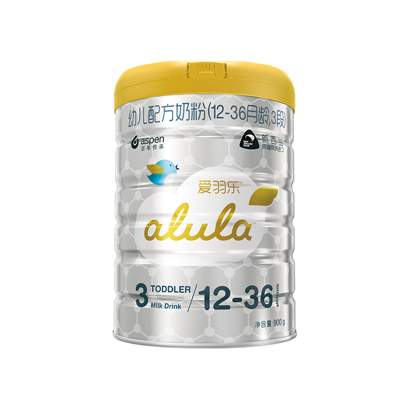 alula爱羽乐新西兰进口3段900g 三段婴幼儿配方奶粉*1罐
