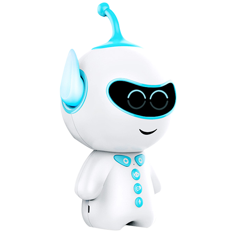 智能机器人学习机早教机可对话聊天互动wifi对话语音教育机器人陪伴儿童益智故事机人工智能机器人 蓝色
