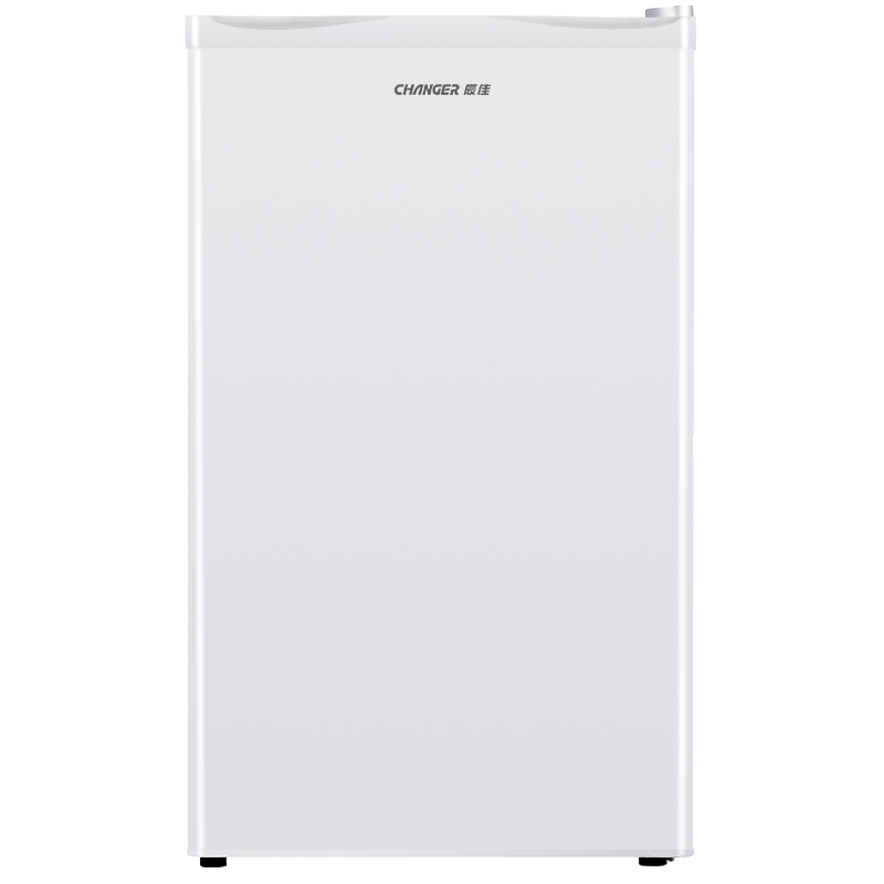 辰佳 (Changer)BC-105 105升 单门小型电冰箱 家用冷藏保鲜小冰箱 白色 拉丝银