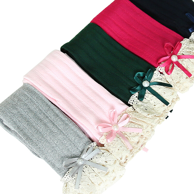 韩版蕾丝花边女童打底裤春秋装新款儿童小脚裤宝宝弹力百搭长裤子_3