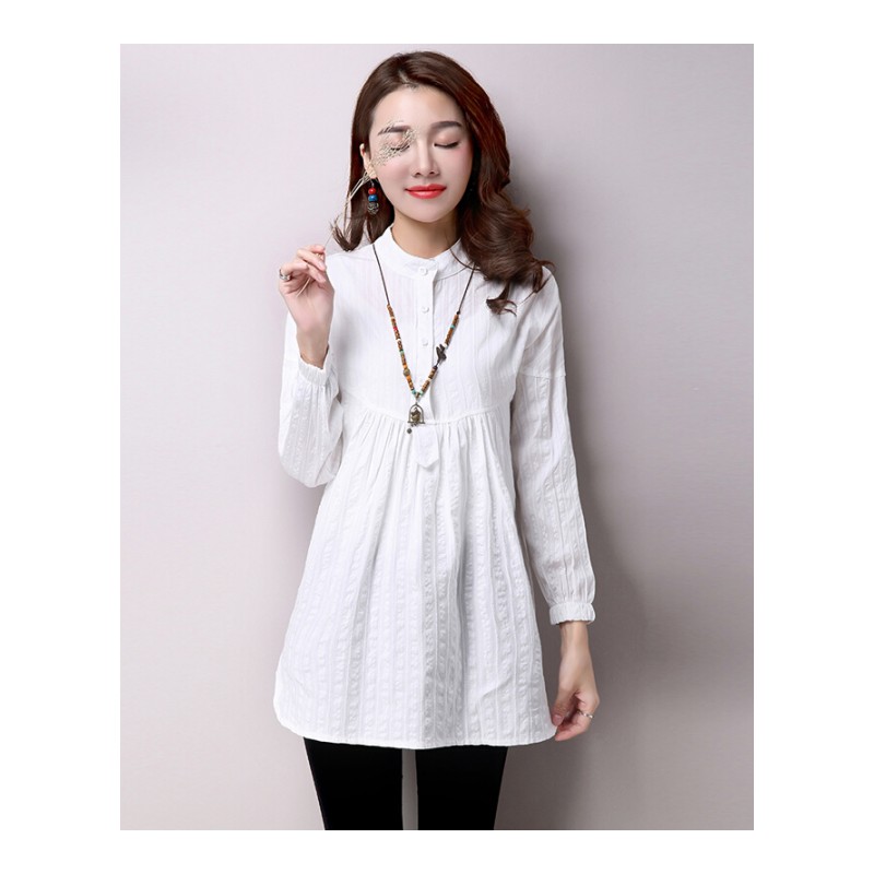 80055暂无报价lagogo长袖拼接连衣裙复古民族风a字裙圆领印花暂无报价