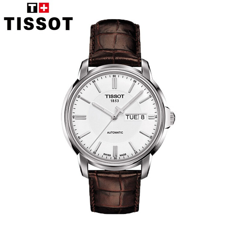 天梭(TISSOT)海星系列自动机械表男恒意时尚商务钢带防水男士手表T065.430.16.031.00