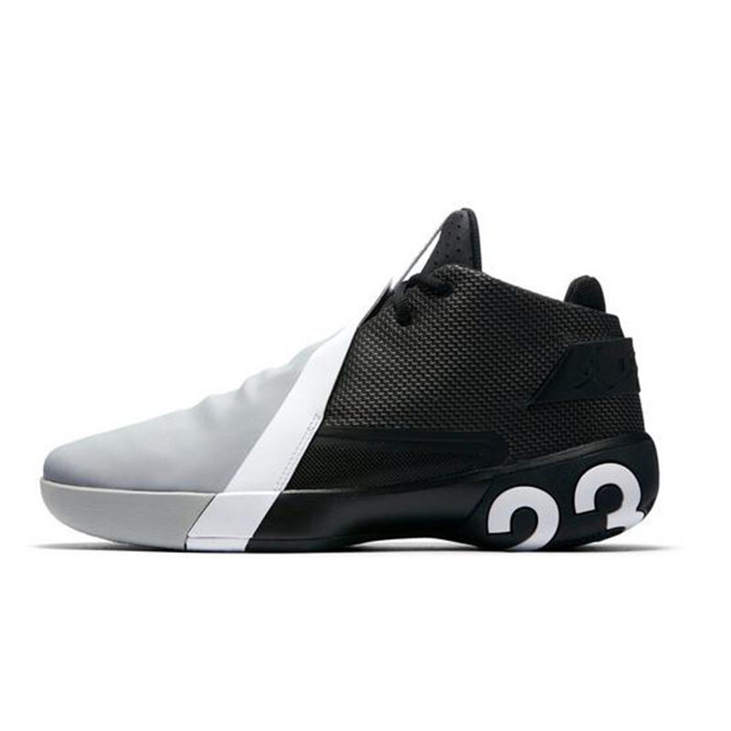 airjordanultrafly3aj乔丹黑白灰男士实战篮球鞋