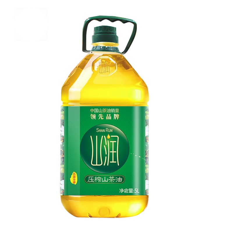 山润压榨山茶油茶树油有机食用油农家茶籽油茶花油5L