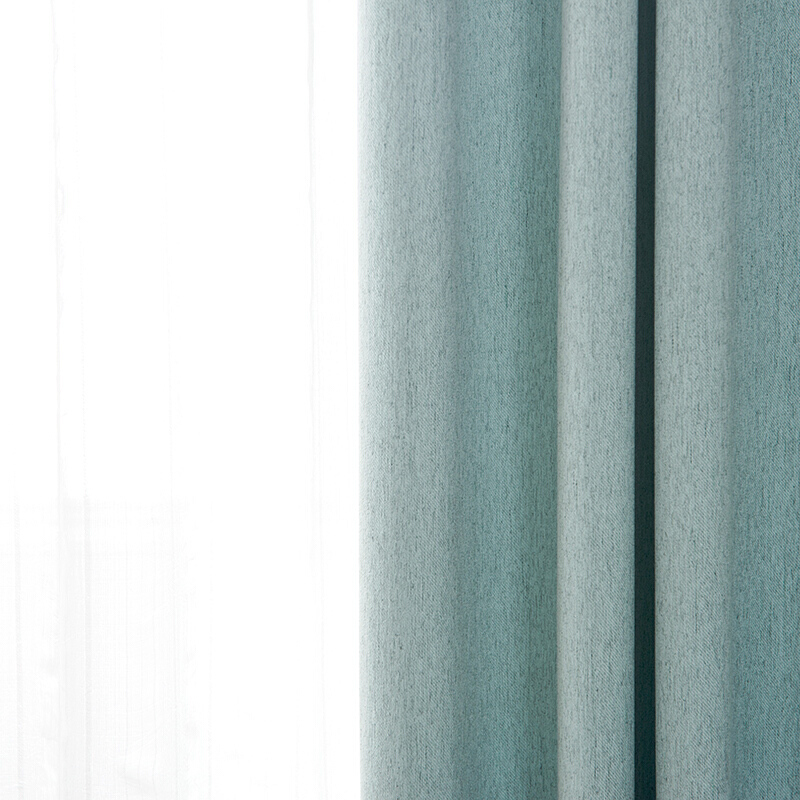 北京窗帘定制上安装测量简约现代北欧风纯色素色窗帘卧室遮光布如图颜色