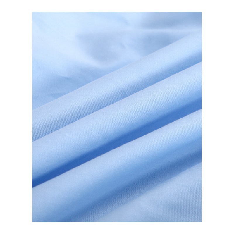 1.8m一米五床蓝色2*2.3200x230cm220x240纯色小被套被罩单件棉
