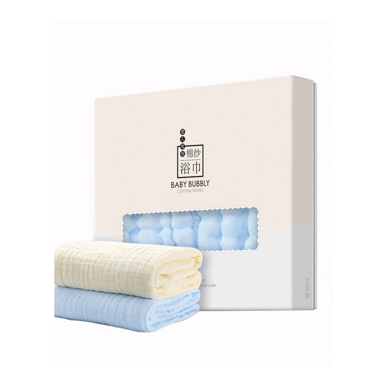 婴儿浴巾棉儿6层加厚柔软吸水大毛巾儿童宝宝盖毯浴巾