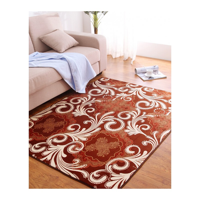 加厚珊瑚绒地毯客厅茶几地毯卧室床边厨房地毯地垫满铺地毯可定制