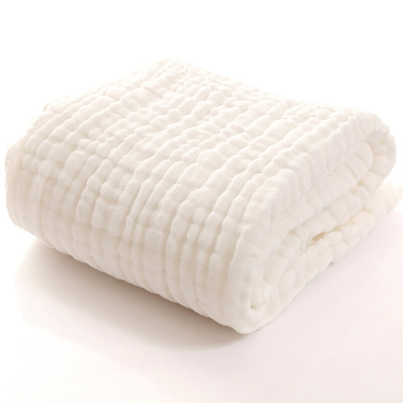 蝈蝈家纺婴儿浴巾棉纱布宝宝儿童毛巾被超柔盖毯吸水加厚