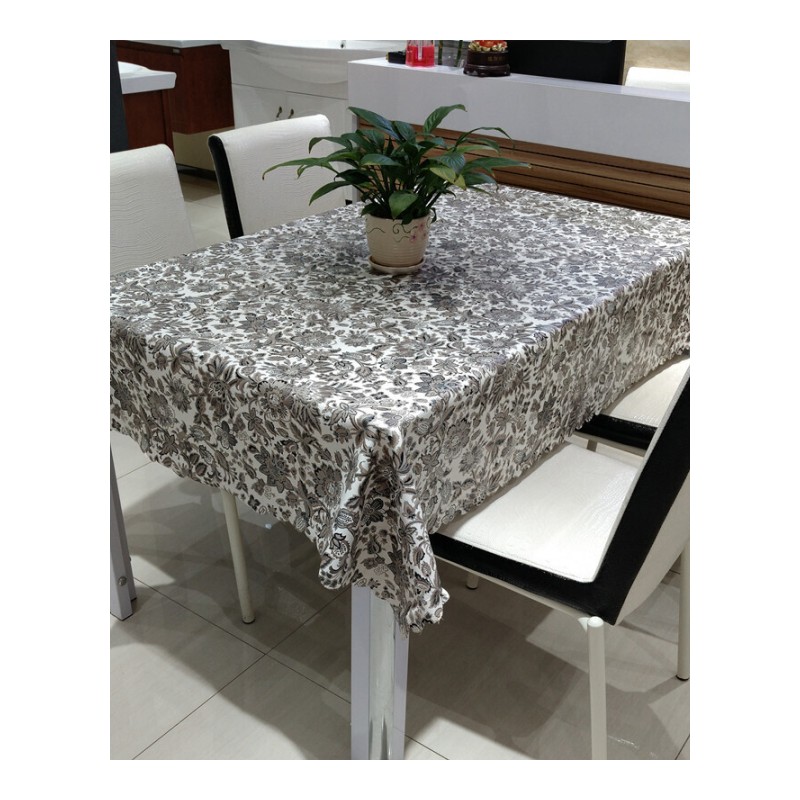 欧式餐桌布防水防油台布免洗防烫茶几垫正方形桌布长方形西餐桌布