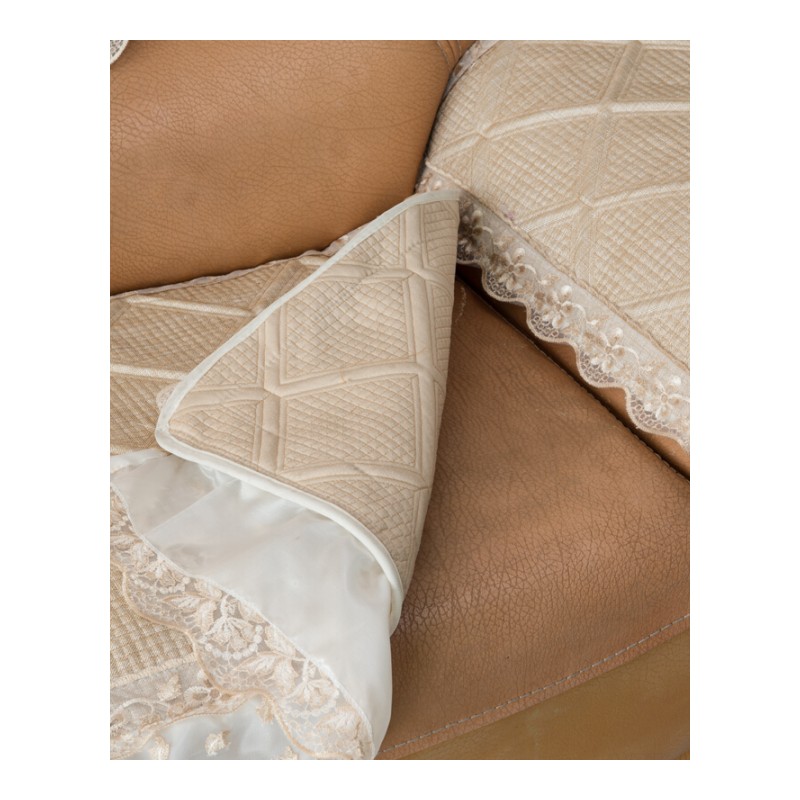 四季通用亚麻真皮沙垫组合套装1+2+3布艺坐垫欧式沙套罩防滑