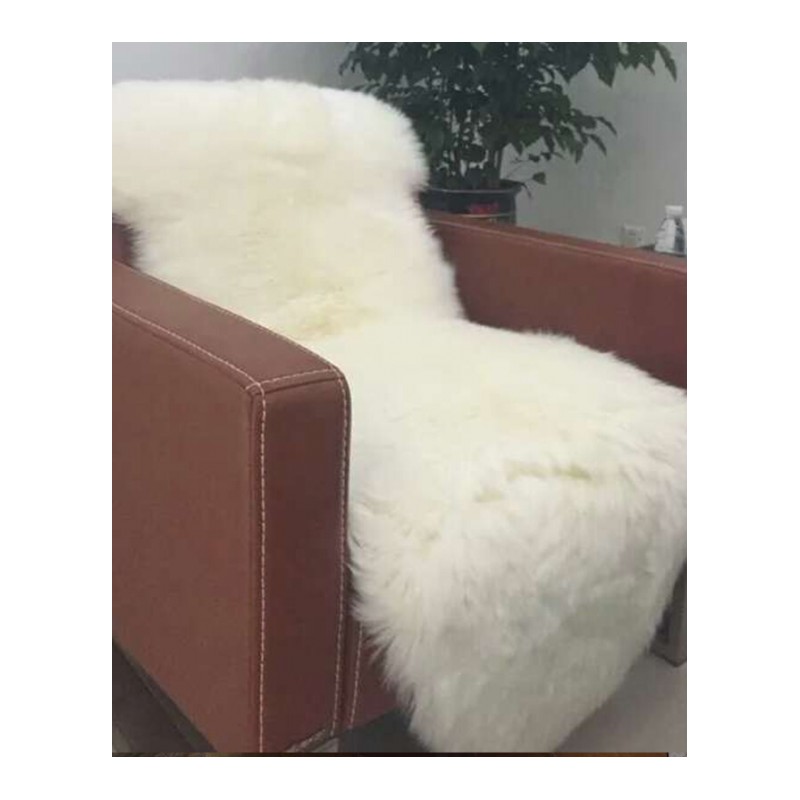 整张羊皮澳洲纯羊毛地毯羊毛沙垫椅子垫卧室客厅飘窗垫毯可定做