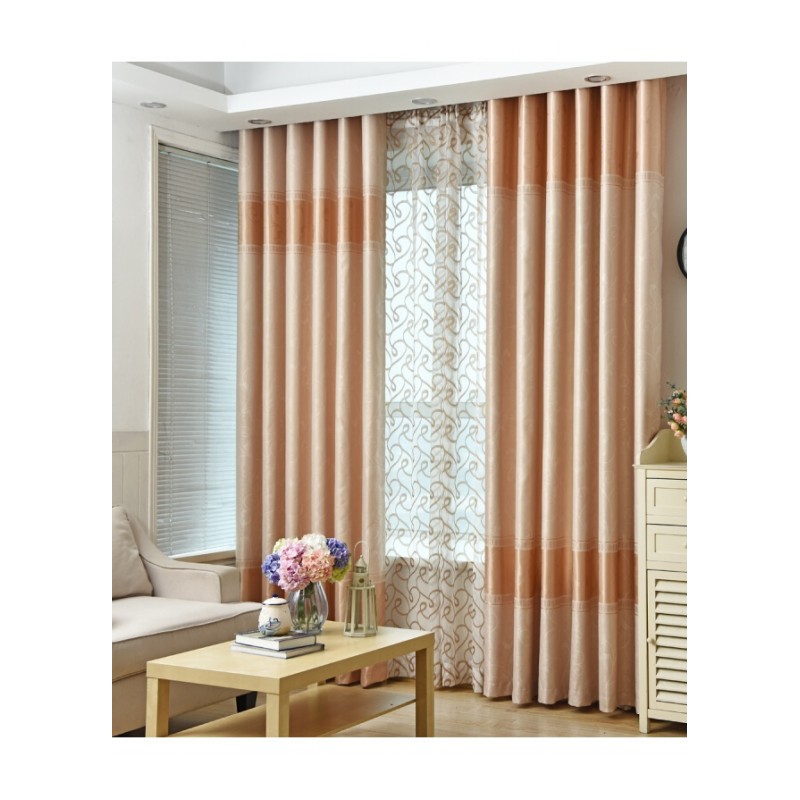 窗帘成品定制客厅卧室落地窗遮光阳离子加厚窗帘布料批